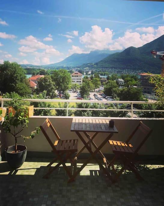 Le Panorama - Vue Lac Et Montagne Avec Parking Annecy Kültér fotó